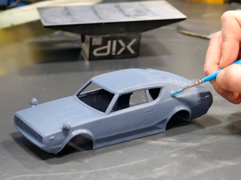 Mit dem xMODEL15-Harz gedruckte 3D-Teile können problemlos nachbearbeitet werden